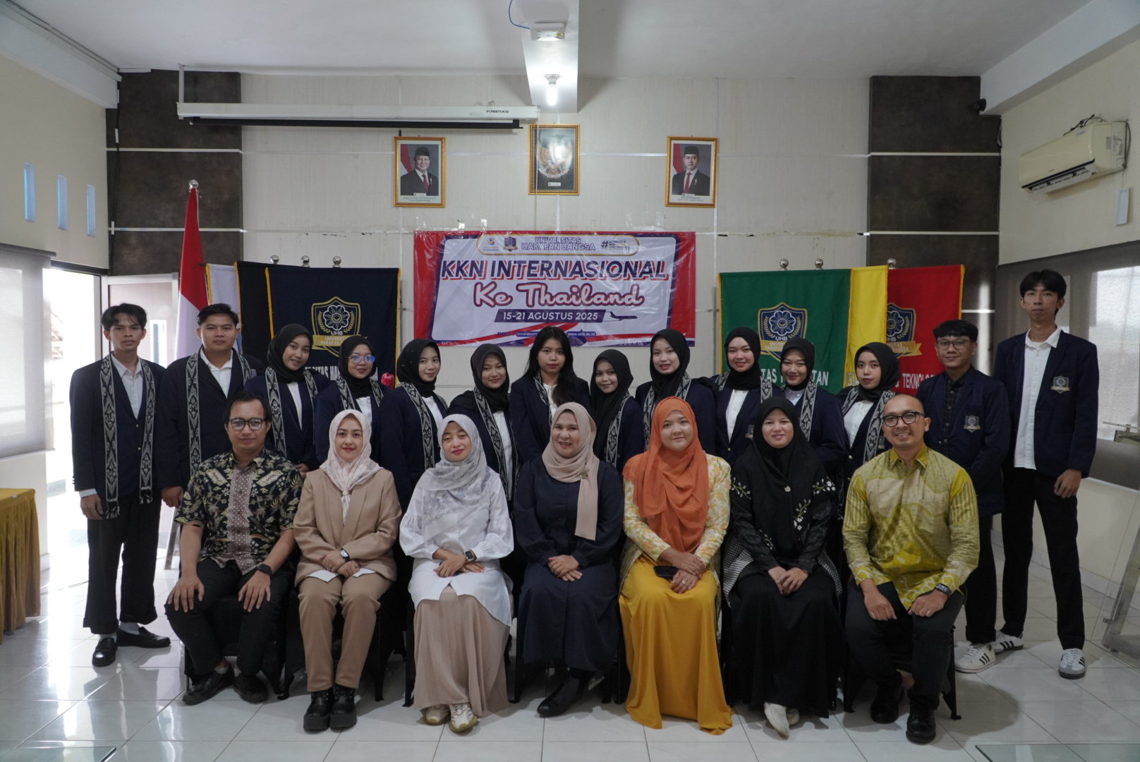 15 Mahasiswa UHB Berangkat KKN Internasional di Thailand