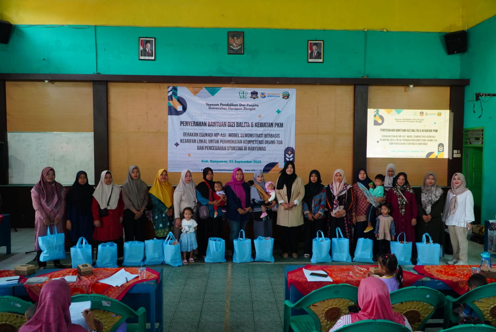 UHB Serahkan Bantuan Gizi Balita, Dorong Edukasi MP-ASI Berbasis Kearifan Lokal