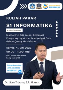 Kuliah Pakar UHB Kupas Optimasi Query Multi Tabel